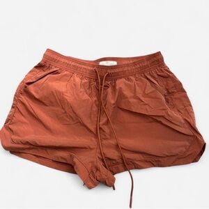 Men’s Urban Outfitters Swim Trunks in Rust Orange